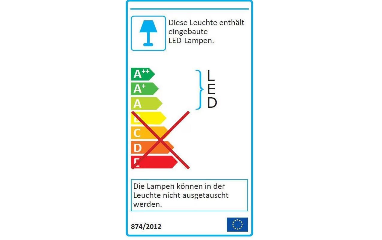 Wandleuchte KUBIK 5 W 3000 K, Weiss<br>Nachttischleuchte KUBIK