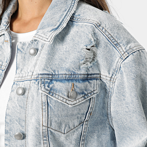 Veste Jean Femme Malibu Life Bleu Wash