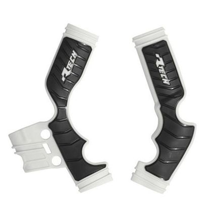 Protège cadre R-tech bi-matiere blanc/noir - Blanc / Noir