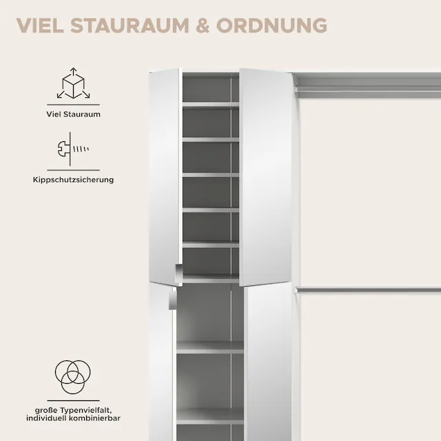 INOSIGN Garderoben-Set »Trondheim, Garderobenset 3-tlg. Breite 232 cm,« 3 Stk. tlg.