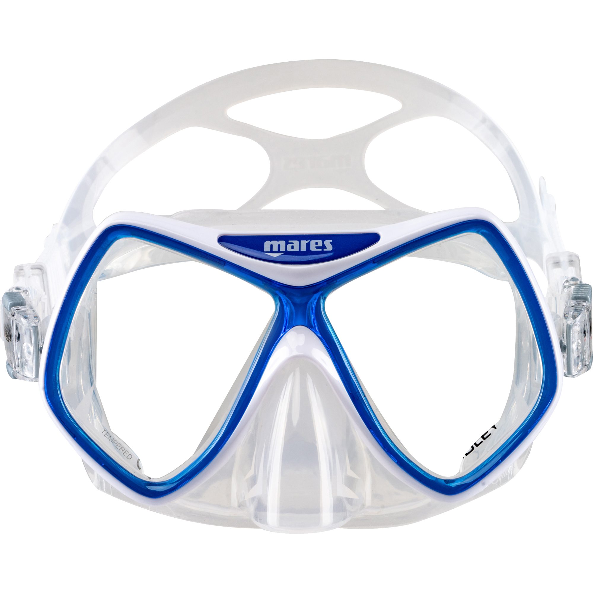 Mares Ridley Schnorchelmaske blue white clear