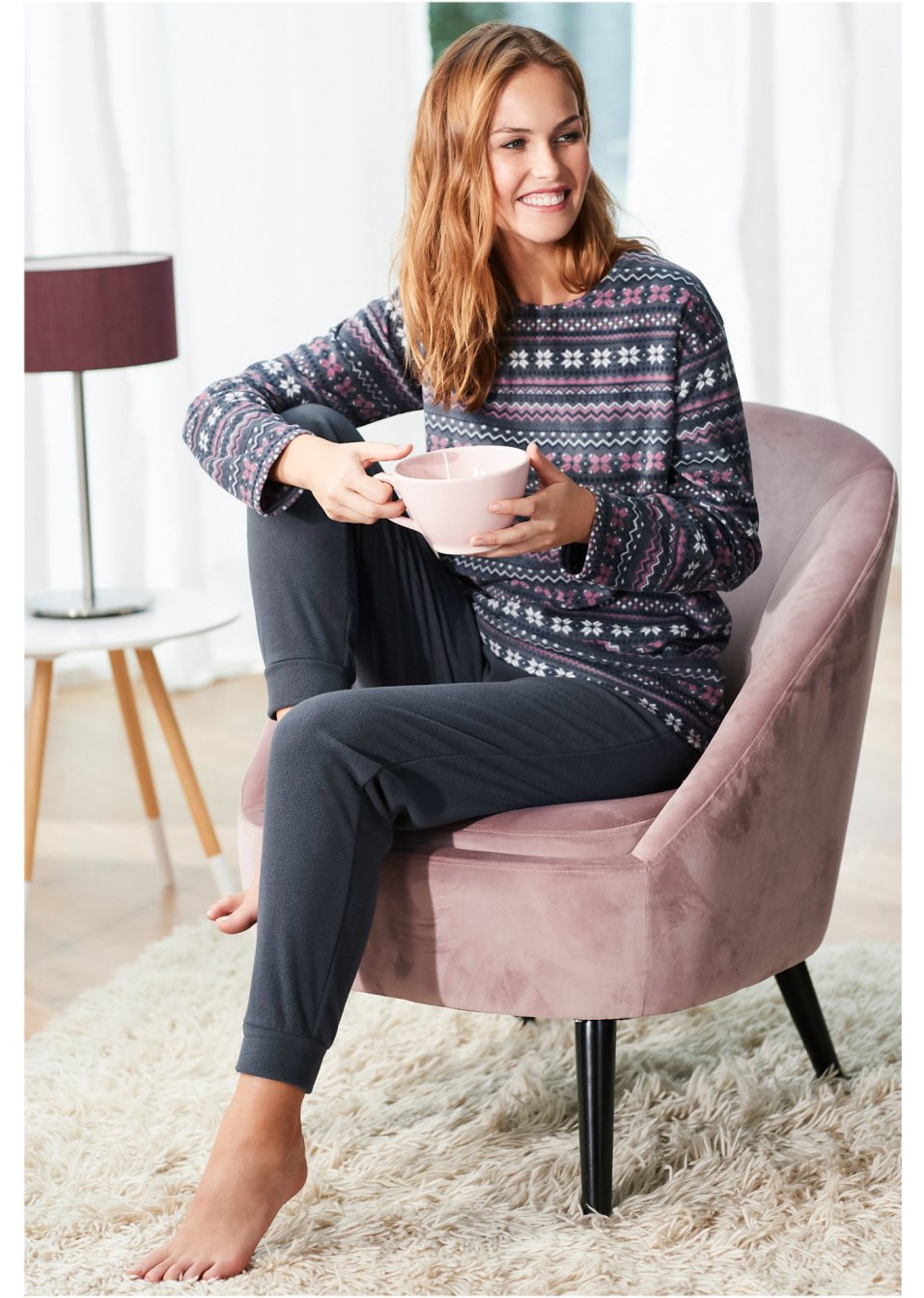 Tenue d'intérieur en polaire