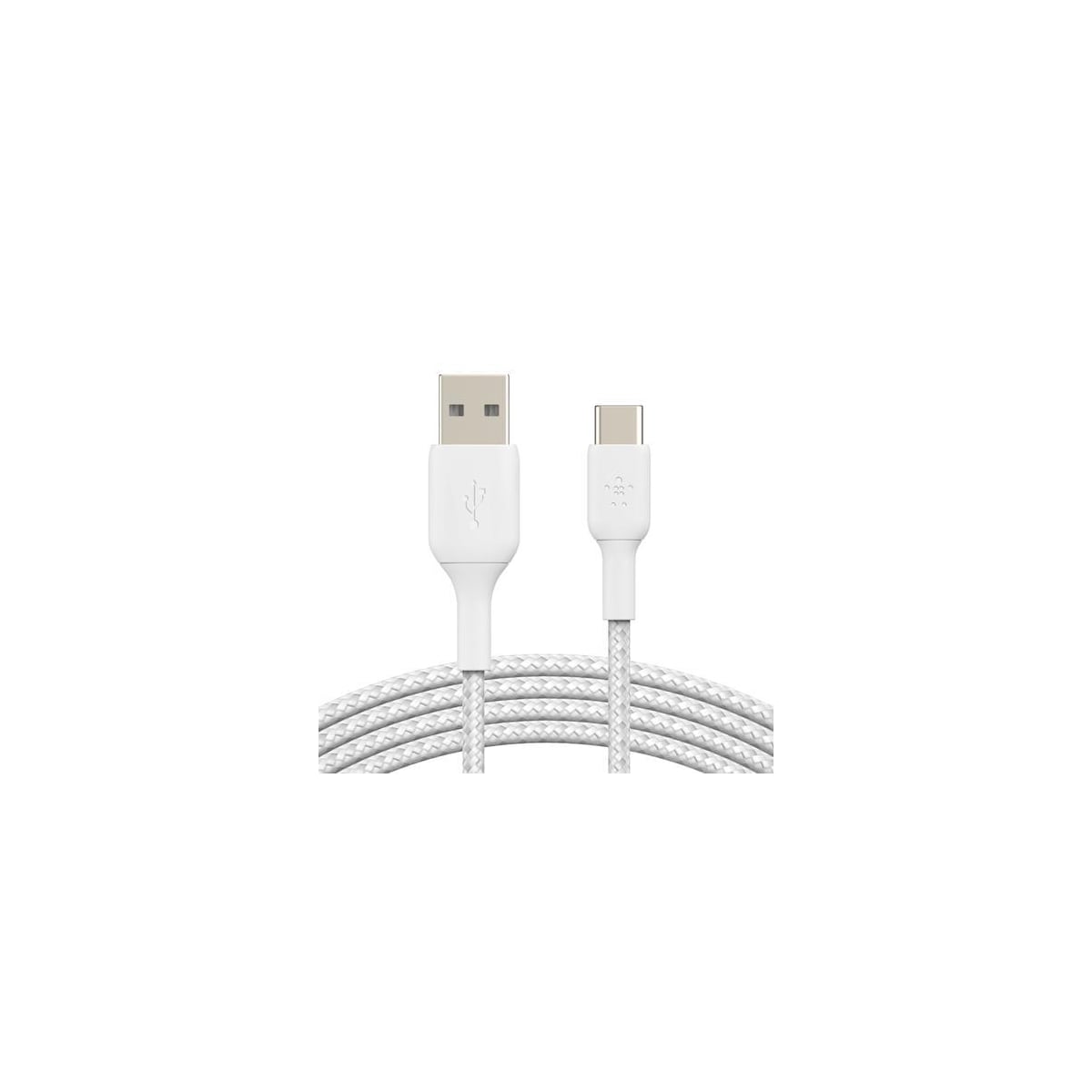 USB-C to USB-A Cable Braided, White (3m)