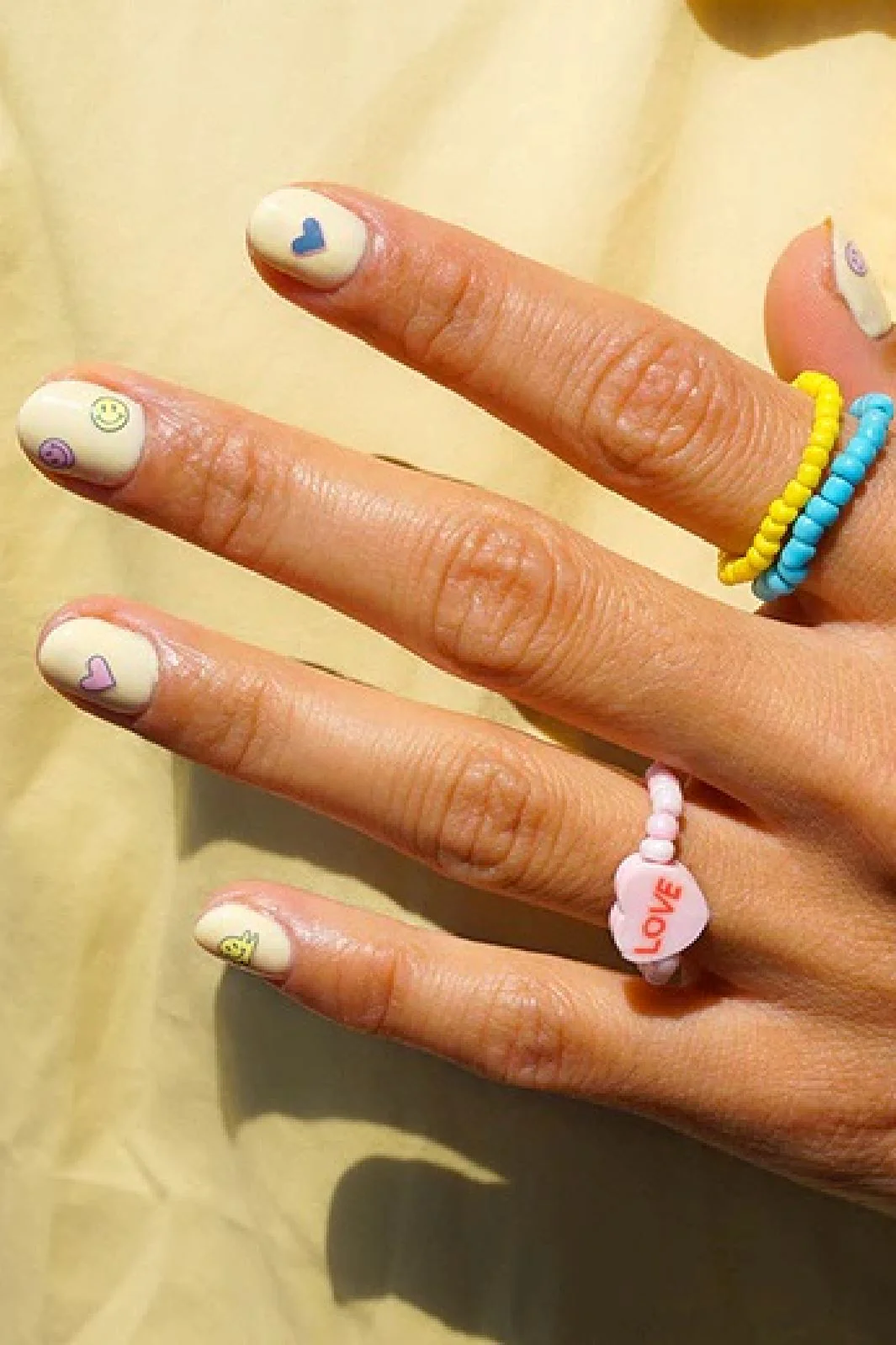 Le Mini Macaron Mini Nail Art jolie emoji