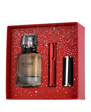 Givenchy L'Interdit Set mit EdP Spray, Mini Mascara & Mini Le Rouge 50ml-1Stück-1Stück