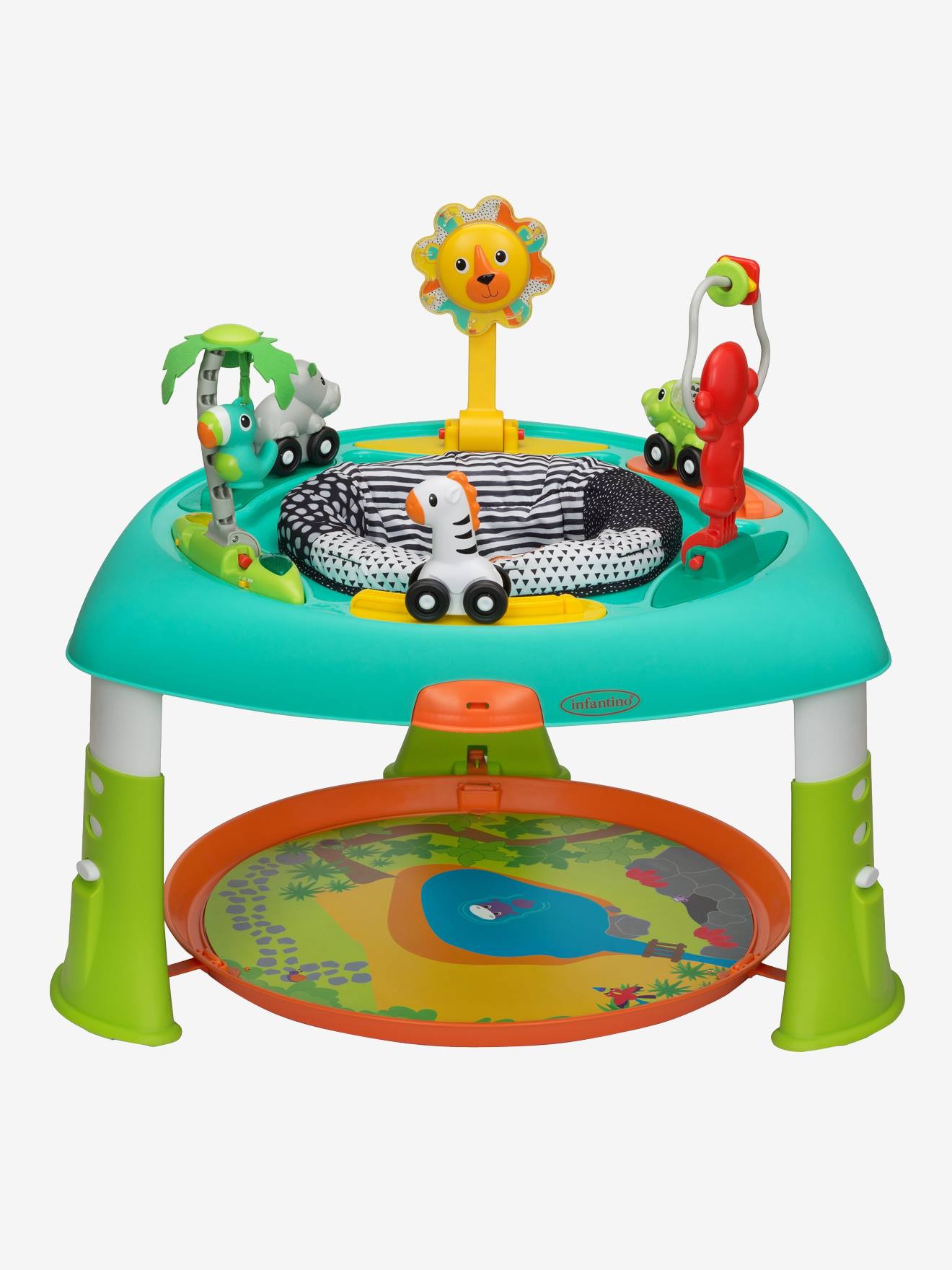 Mesa de atividades 3 em 1 INFANTINO Multicolorida