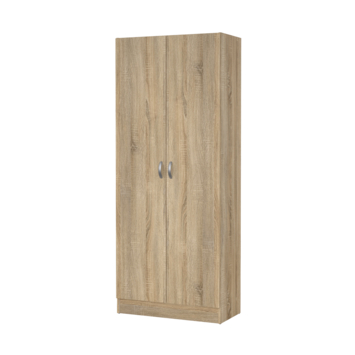 Kledingkast 2-deurs Fabian eiken hout 170 x 70 x 35 cm