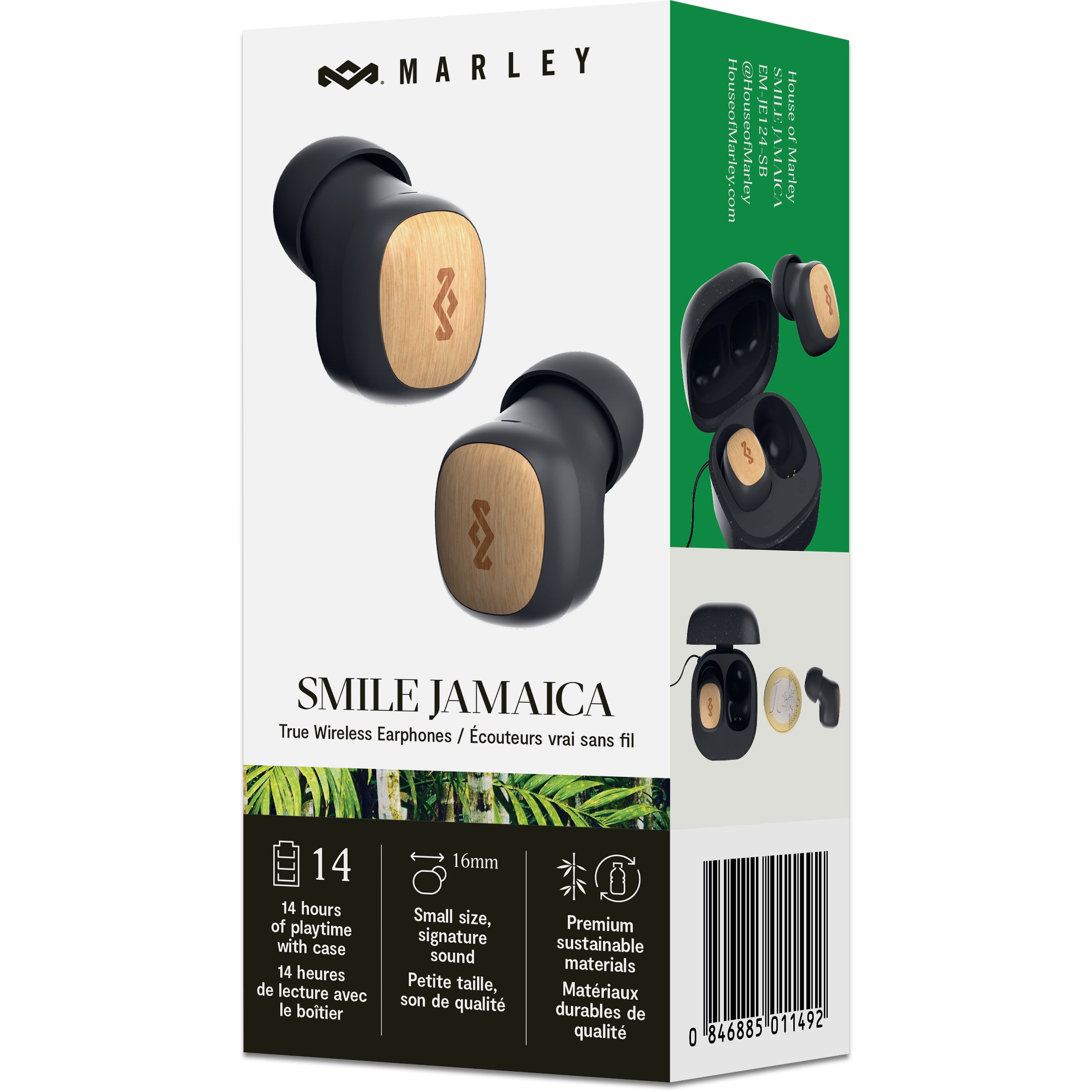 House of Marley Smile Jamaica TWS SB draadloze oordopjes