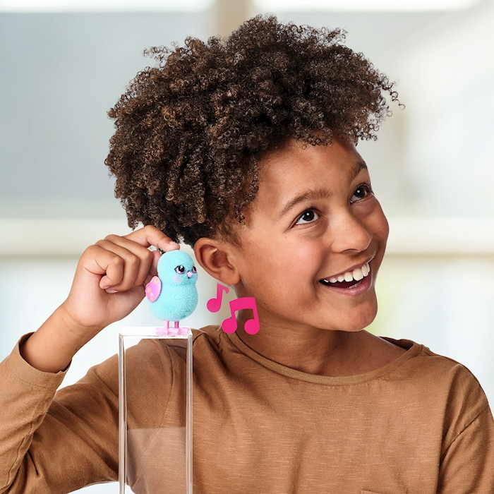 Little Live Pets Surprise Chick Kinder Spielzeug Interaktives Küken inkl. LR44 Batterien (26452) - Blaues Ei