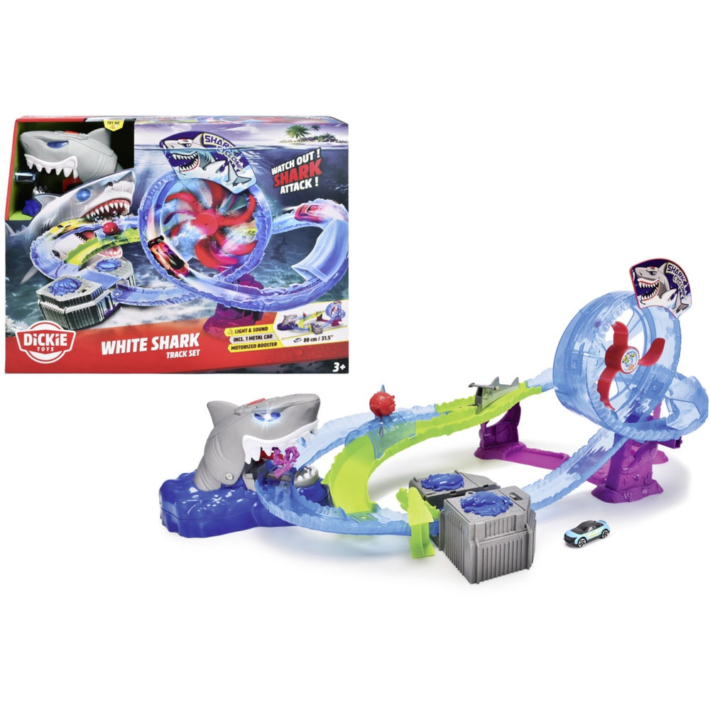 Køb Dickie Toys White Shark Track Set
