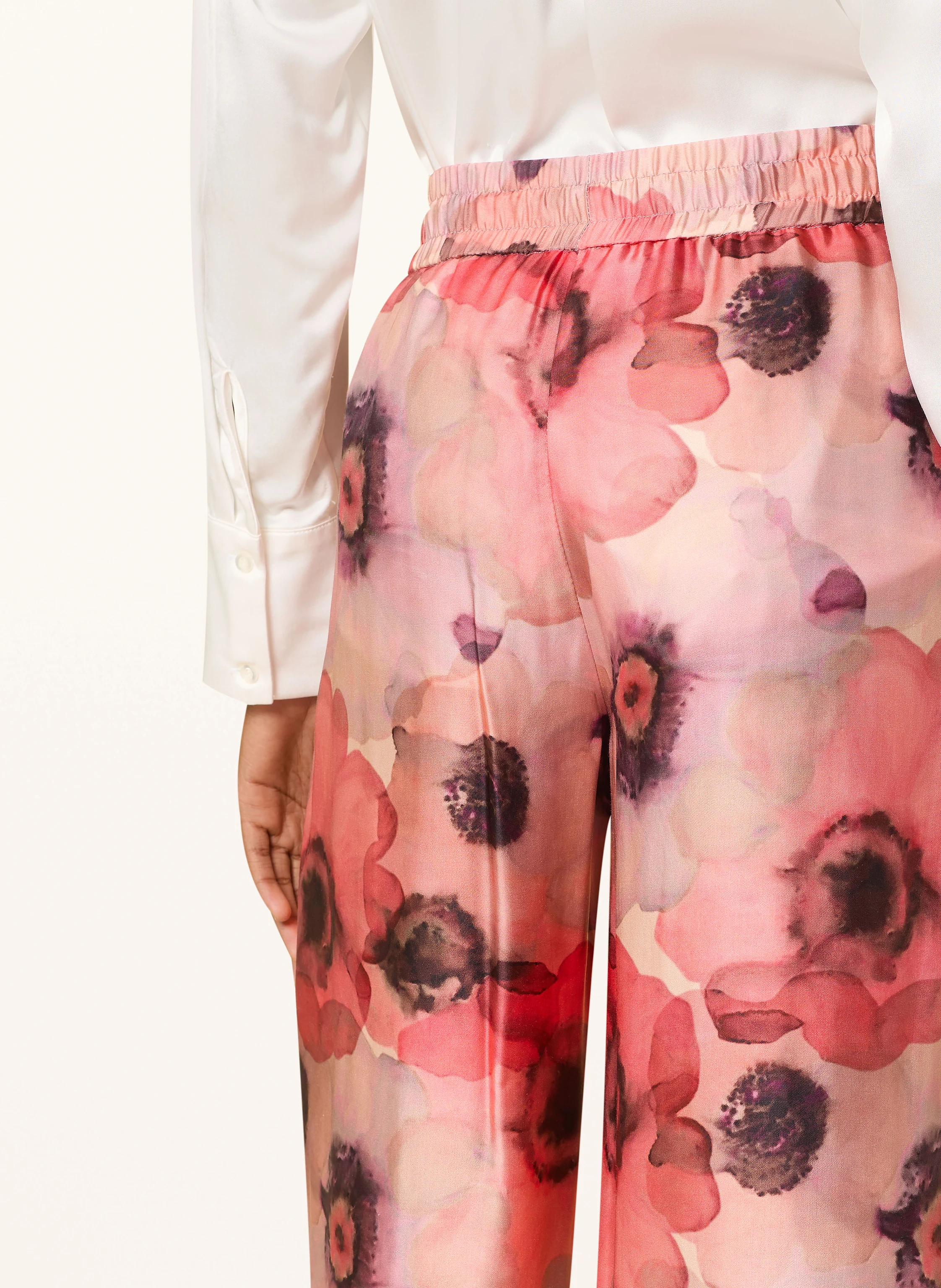 RAFFAELLO ROSSI Marlenehose HELENA aus Satin