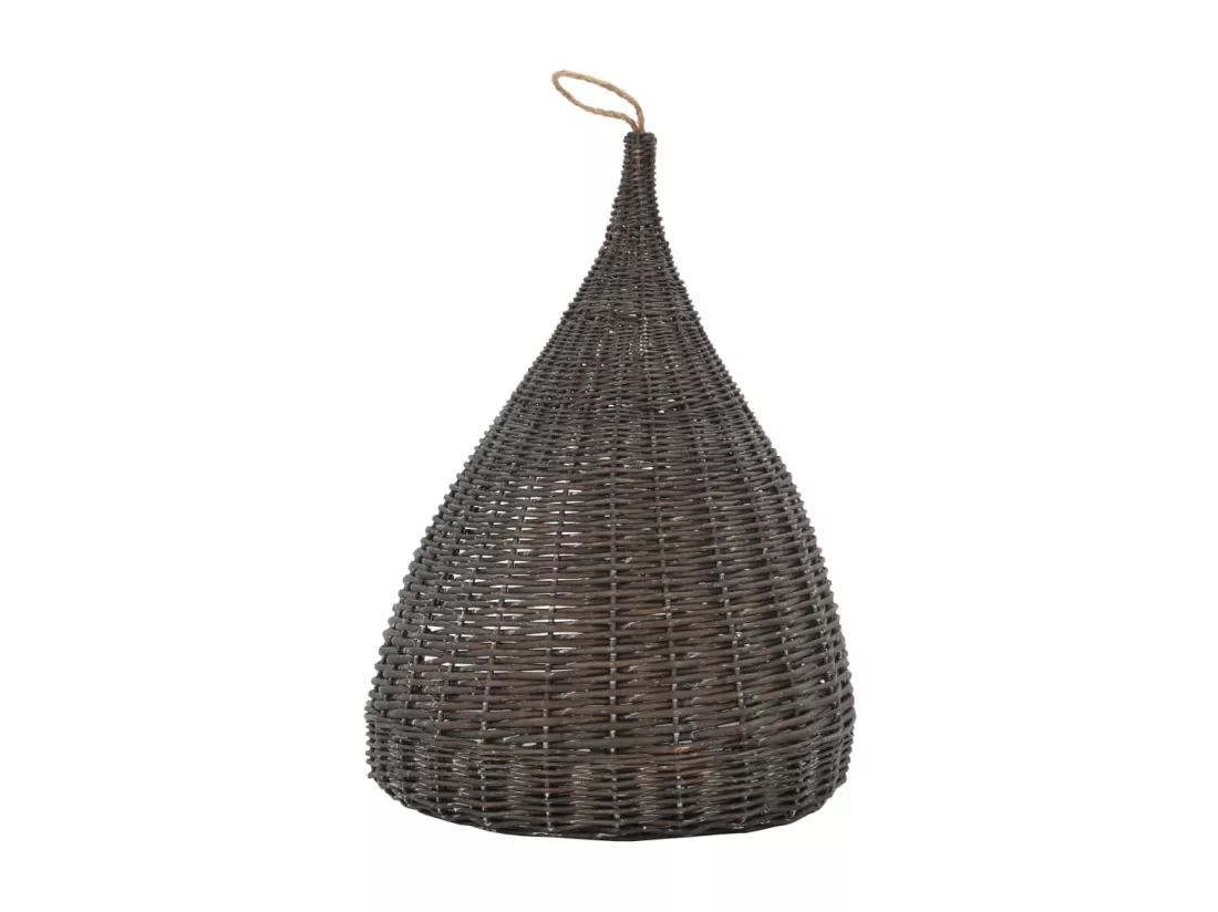 Panier pour chats avec coussin Gris 40x60 cm Saule naturel