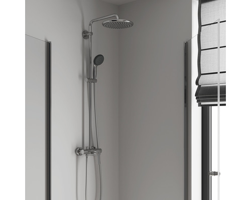 Douchekolom inclusief eengreepsmengkraan GROHE Vitalio Start System chroom 26679000