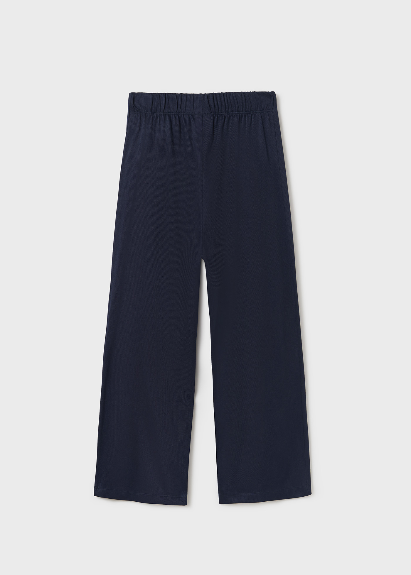Calça palazzo de malha para menina