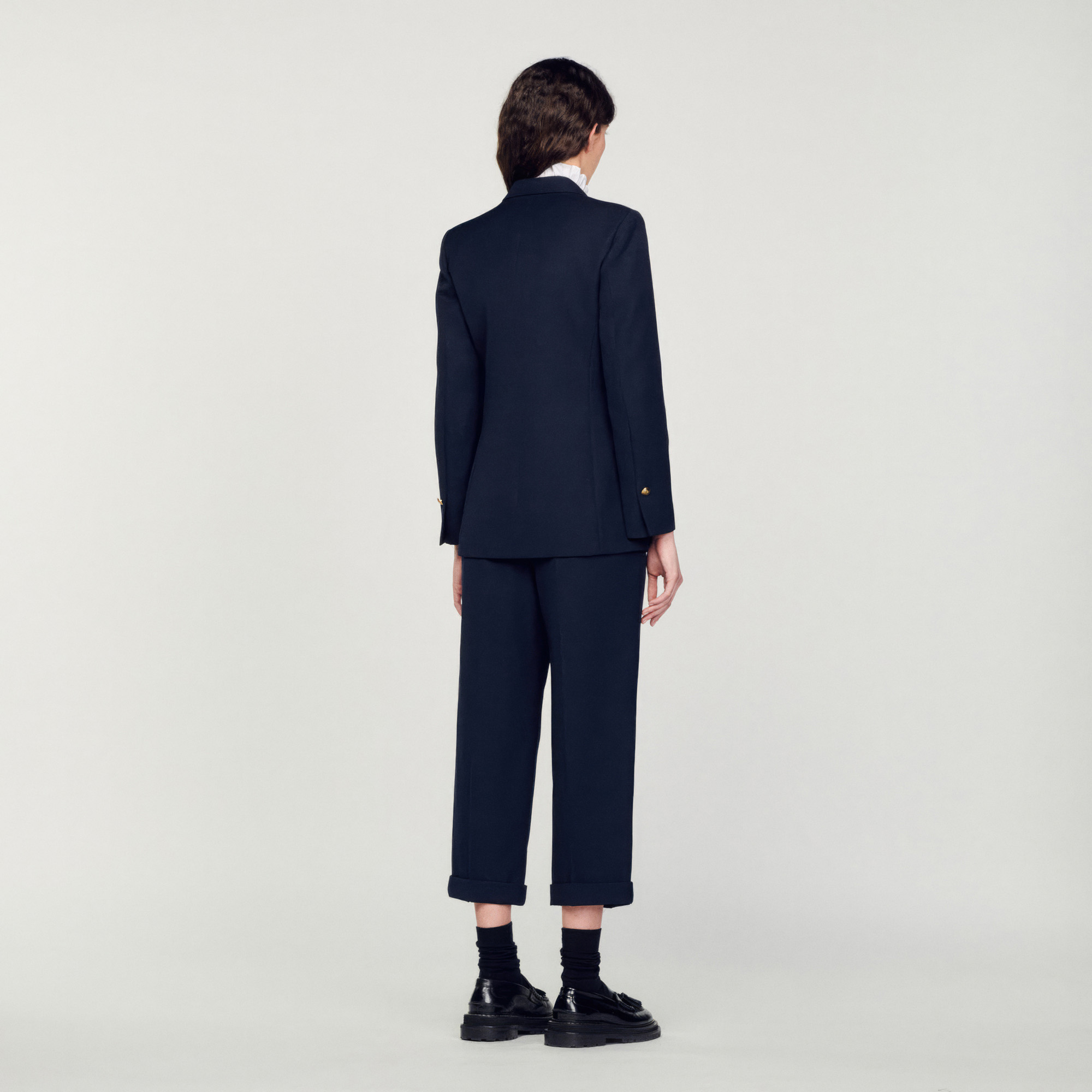 Veste de tailleur double boutonnage