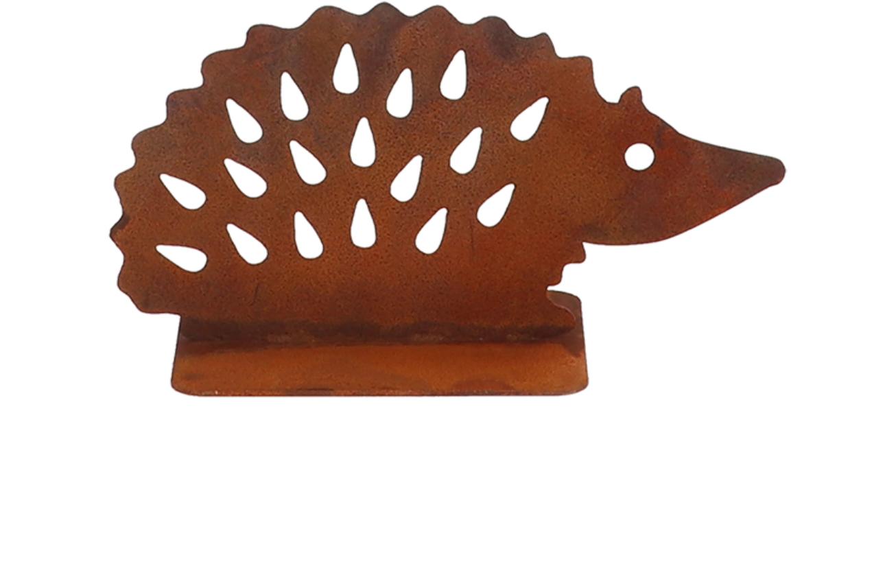 Dekofigur Igel RostbraunGartendekoration