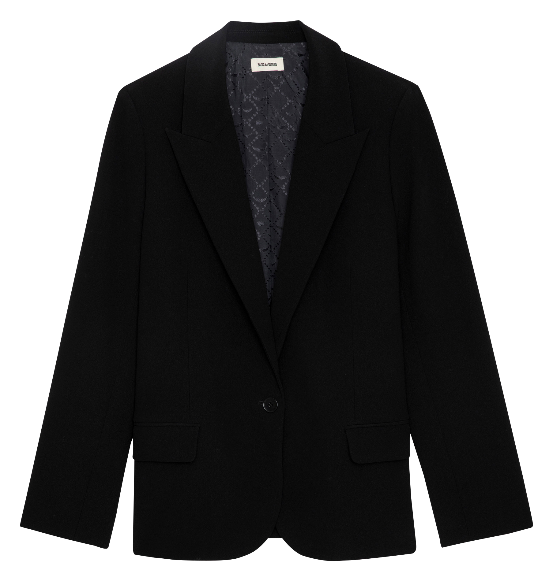 VOYAGE - Veste col tailleur | Noir