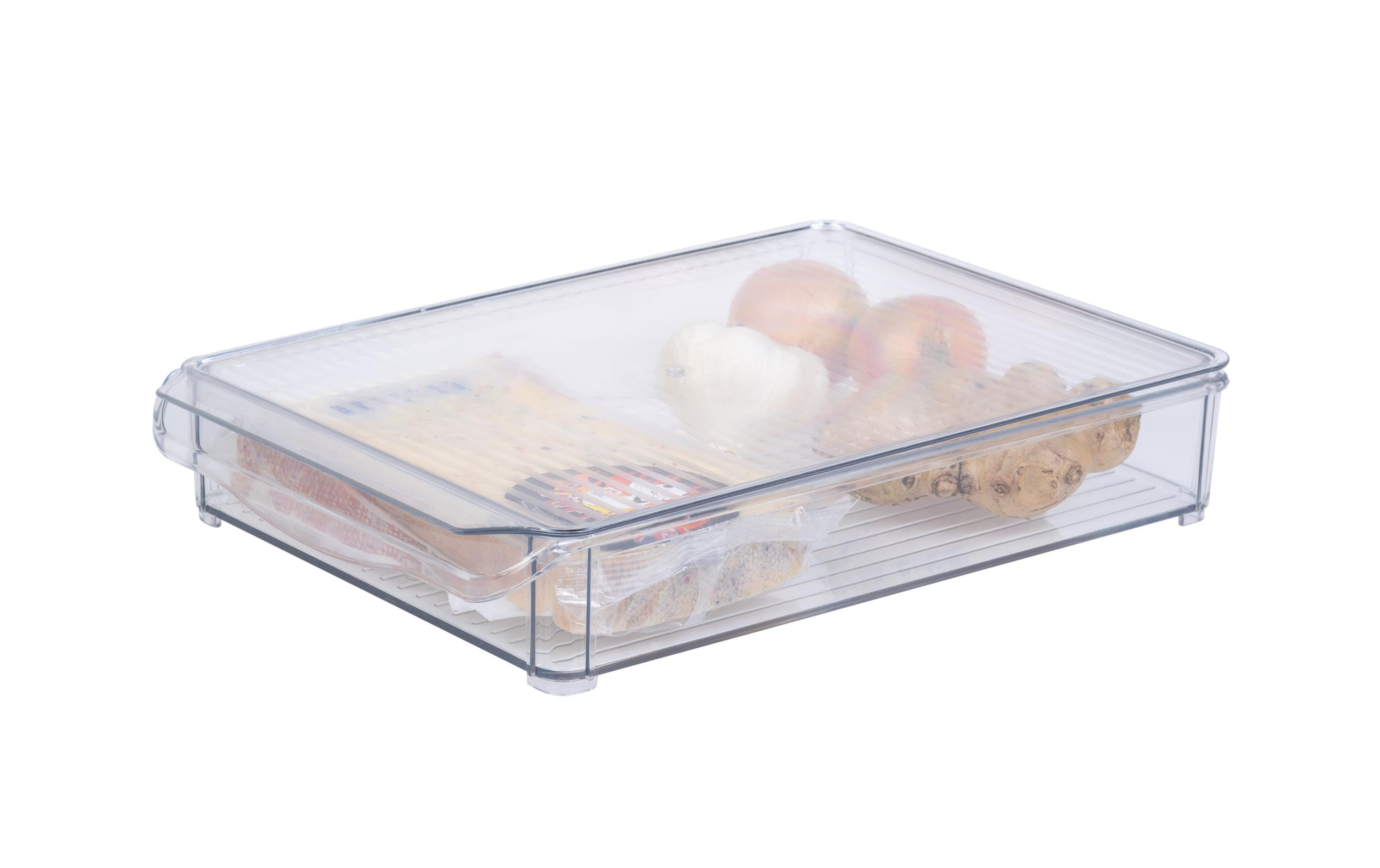 Kühlschrankorganizer 4-teilig, TransparentKühlschrankorganizer Set