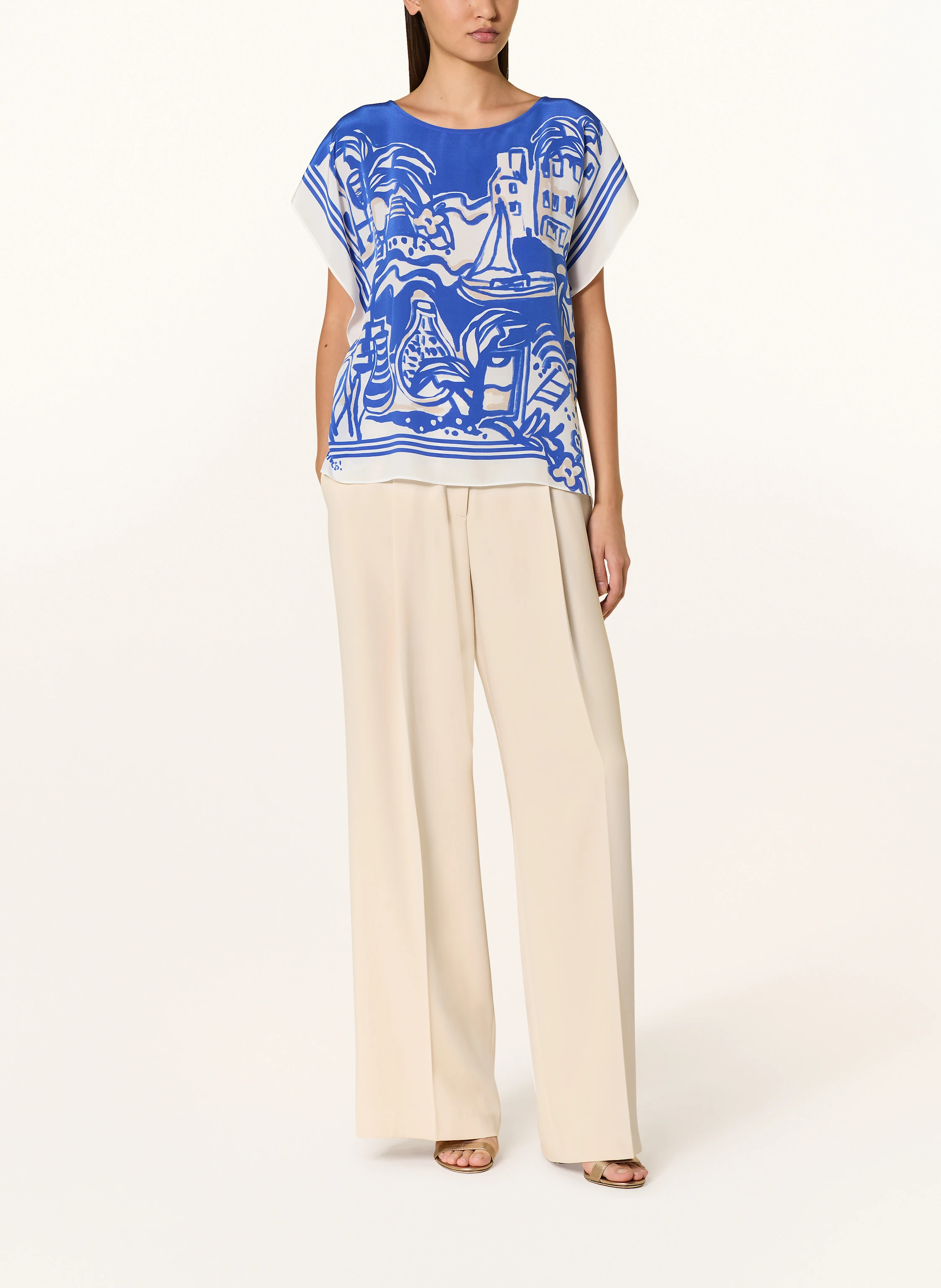 MARC CAIN Blusenshirt im Materialmix