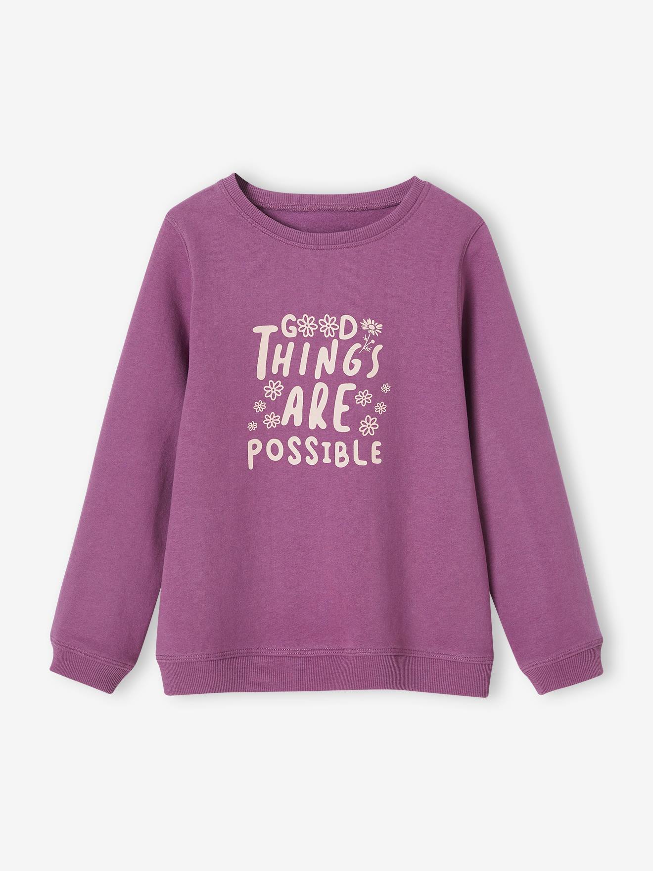 Moletom rosa chiclete para meninas