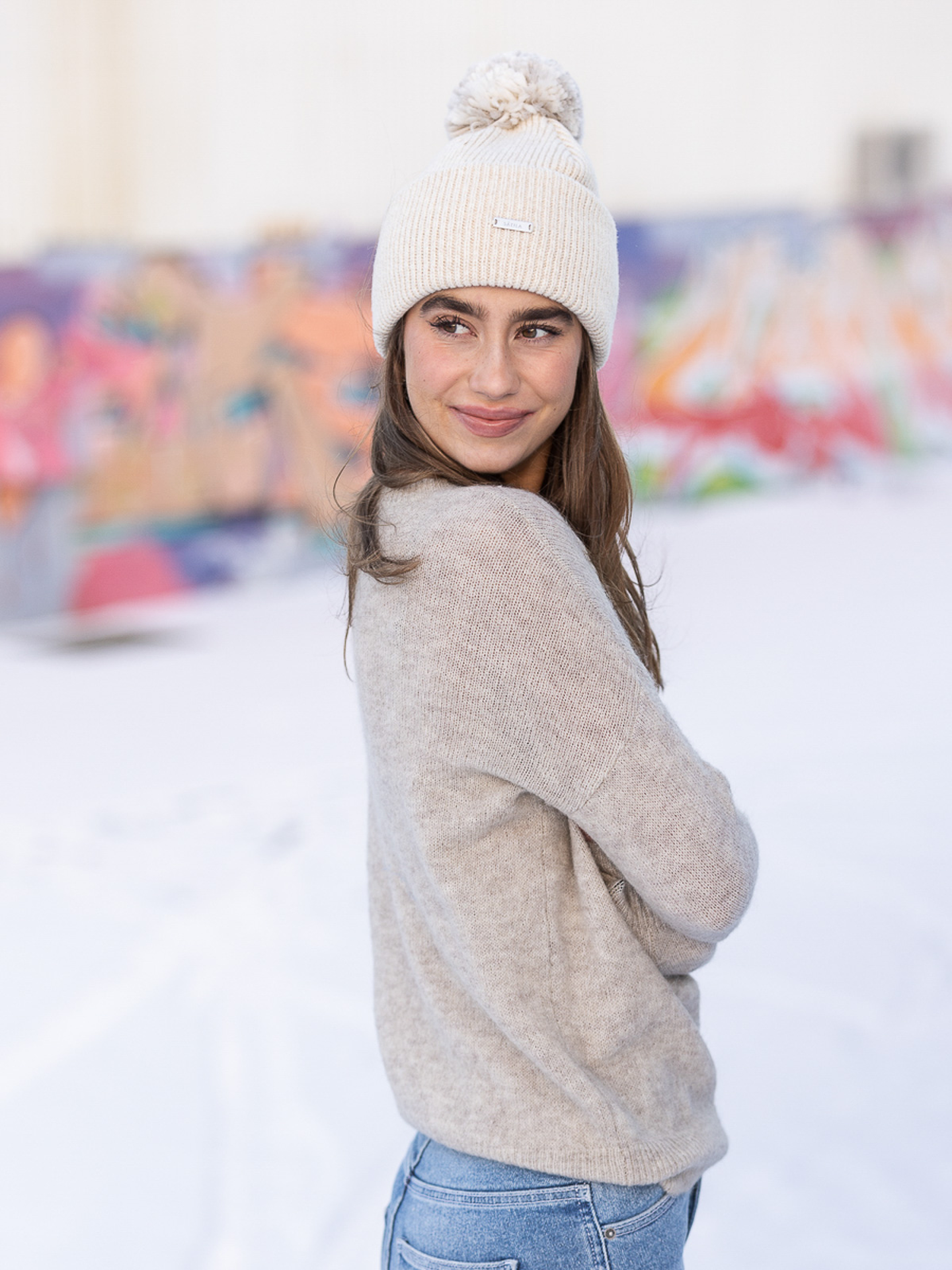 Femme Mohair O-Neck Pullover
