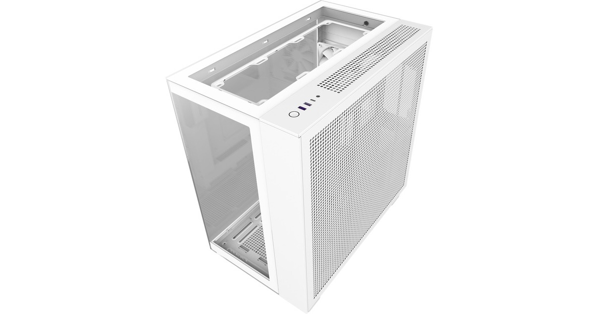 NZXTH9 Elite midi tower behuizing  (Wit | 2x USB-A | 1x USB-C | RGB | Tempered Glass)