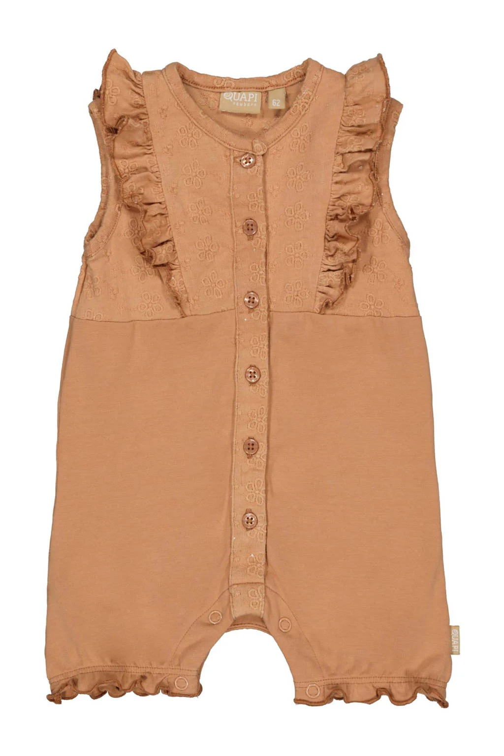 Quapi regular jumpsuit bruin