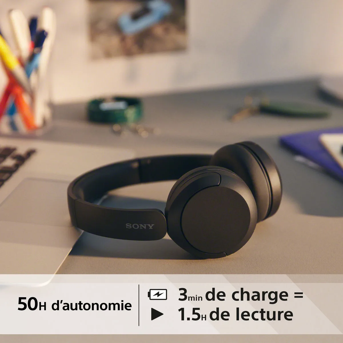 Sony WH-CH520 Noir Casques Bluetooth