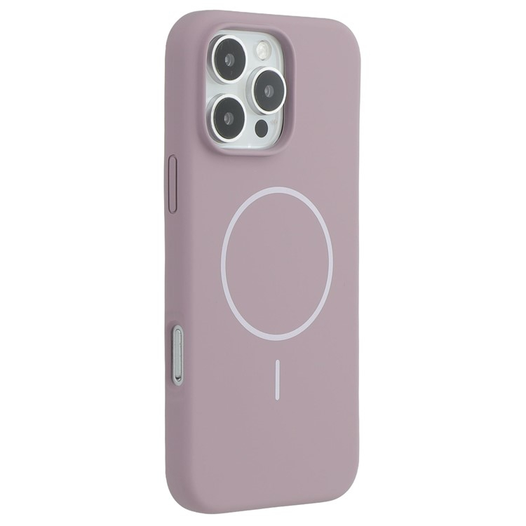 iPhone 16 Pro MagSafe Silikon Case Hülle - Rosa