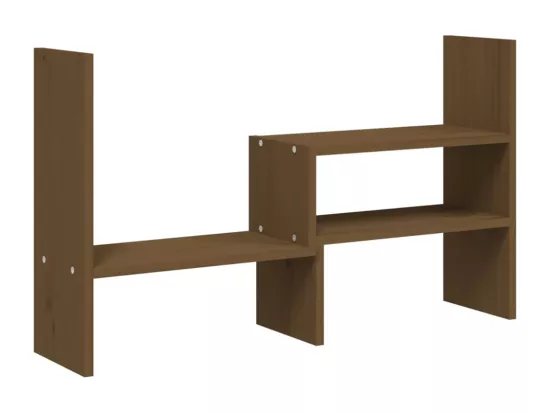 Support de moniteur Marron miel (39-72)x17x43 cm Bois de pin