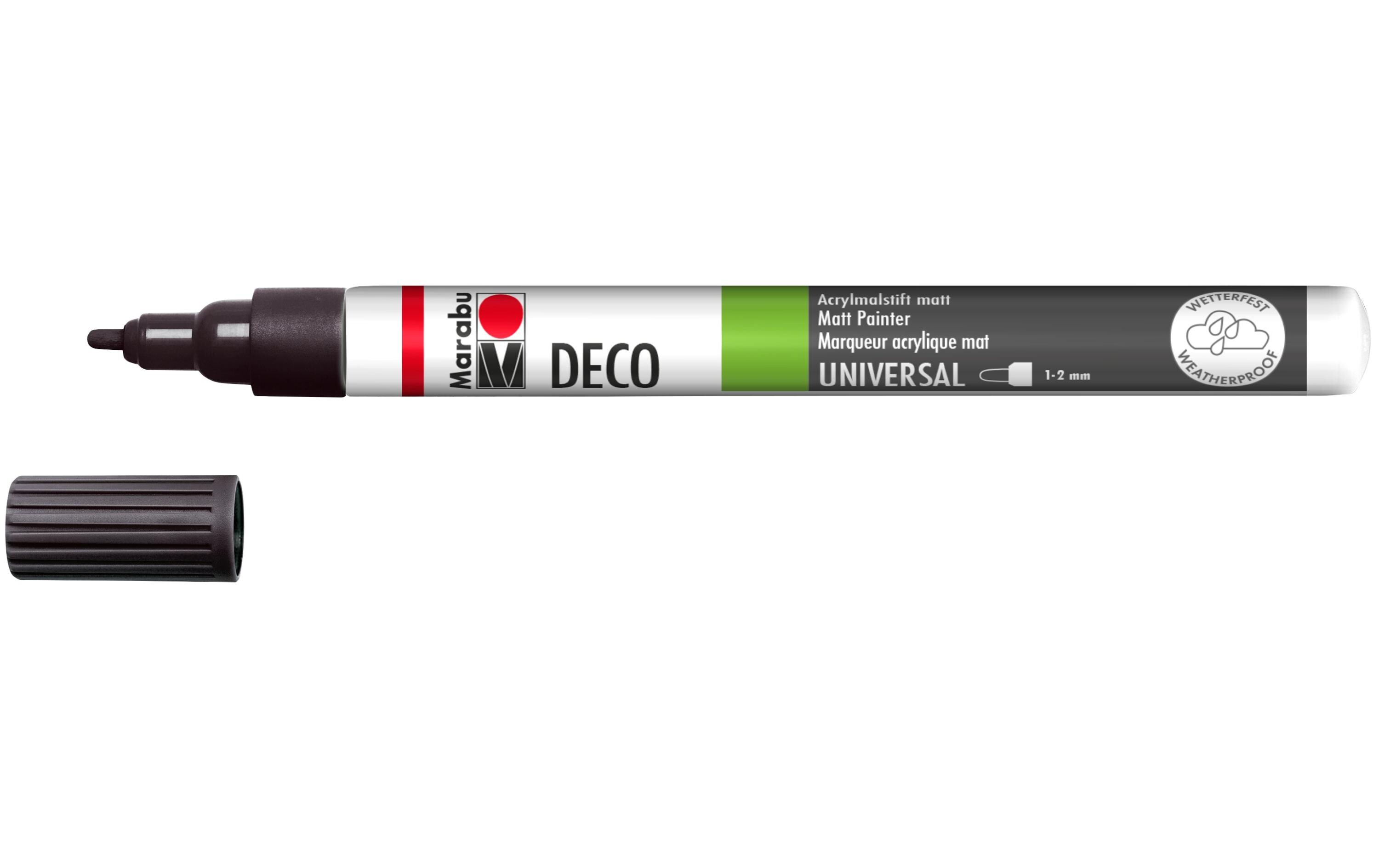 Acrylmarker Deco Painter 1 - 2 mm, SchwarzMarker auf Wasserbasis
