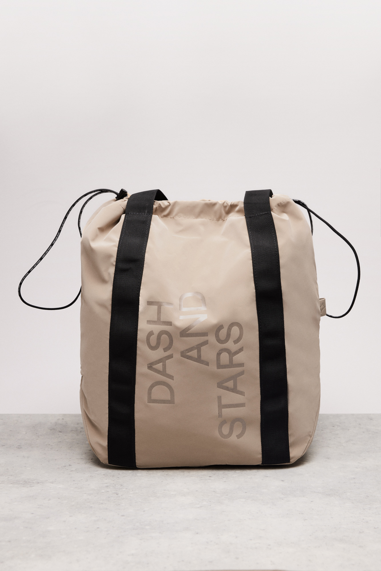 Bolsa de compras bege