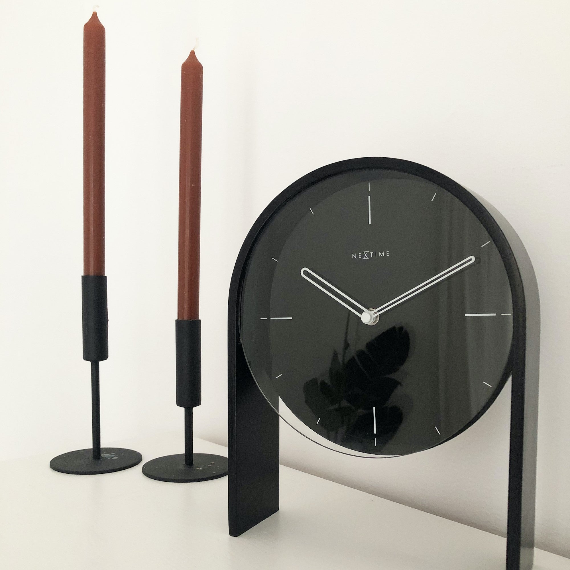NeXtime Noa Tafelklok - Zwart
