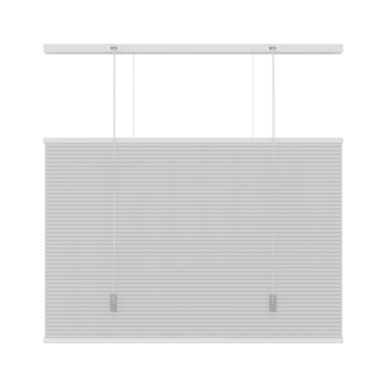 GAMMA dupli plisségordijn lichtdoorlatend wit (kleurnr. 6001) 80x180 cm (bxh)