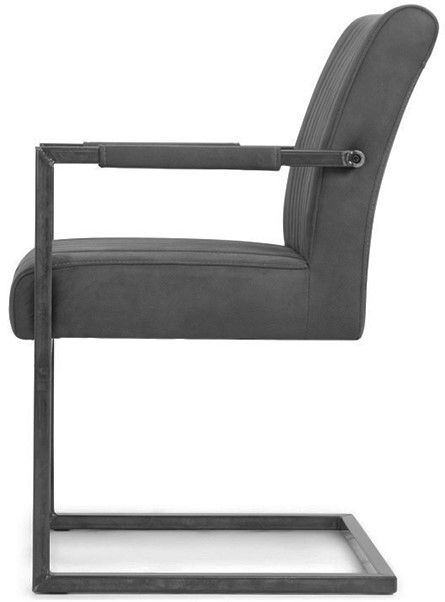Eetkamerstoel Anthracite Ferro B52 x D61 x H88 cm