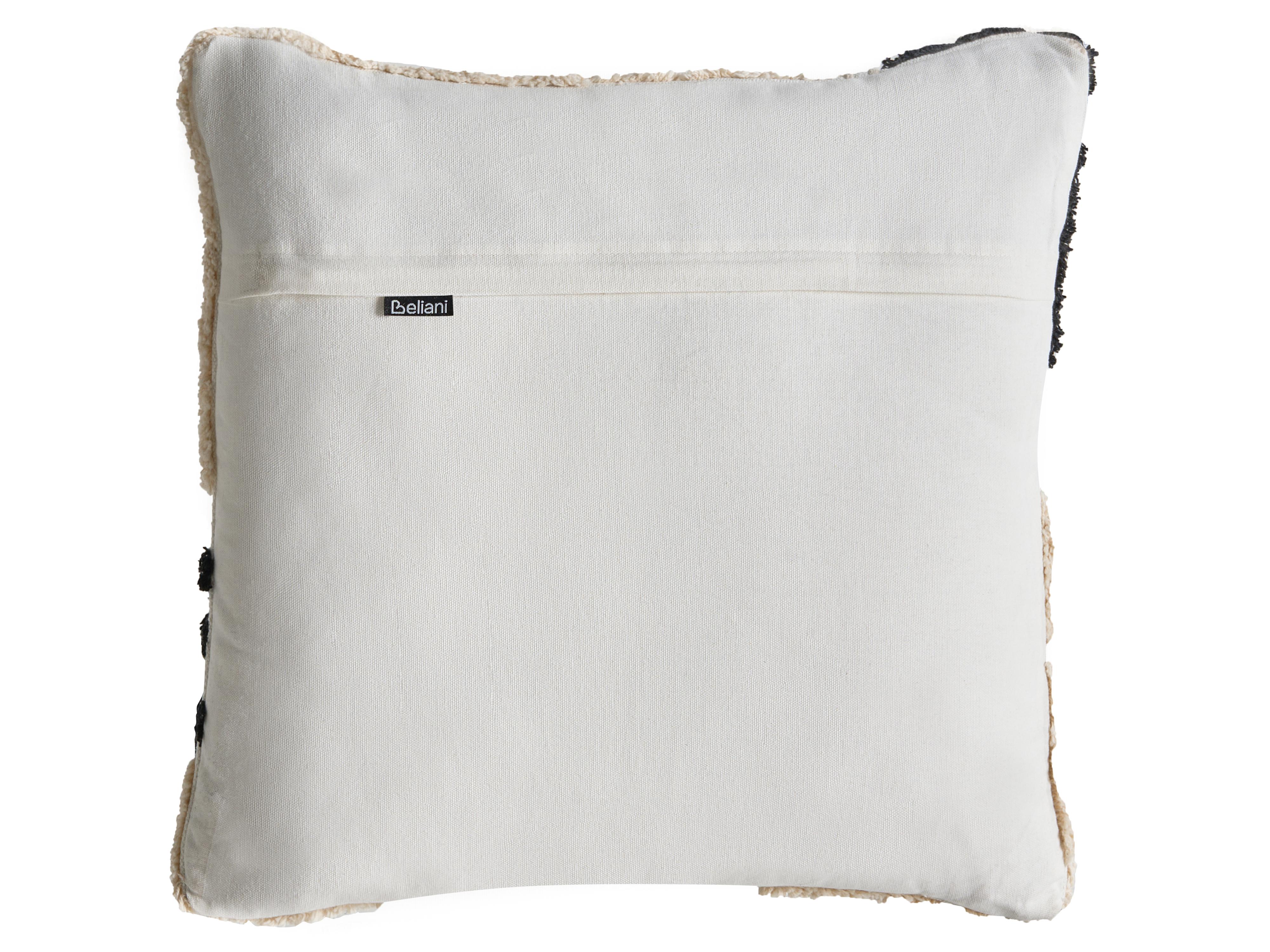 Set van 3 sierkussens ALSTONIA Katoen 30 x 50 cm 45 x 45 cm Zwart abstract patroon