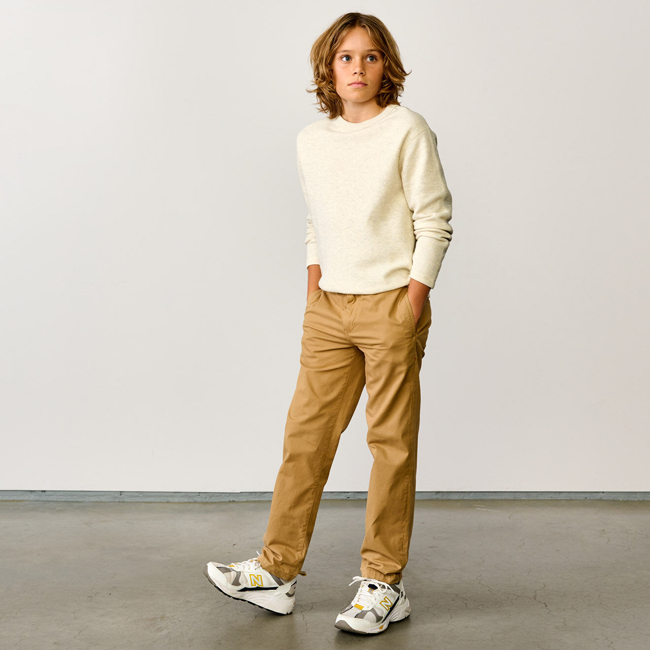 Bellerose Pantalon en Toile de coton Warren camel