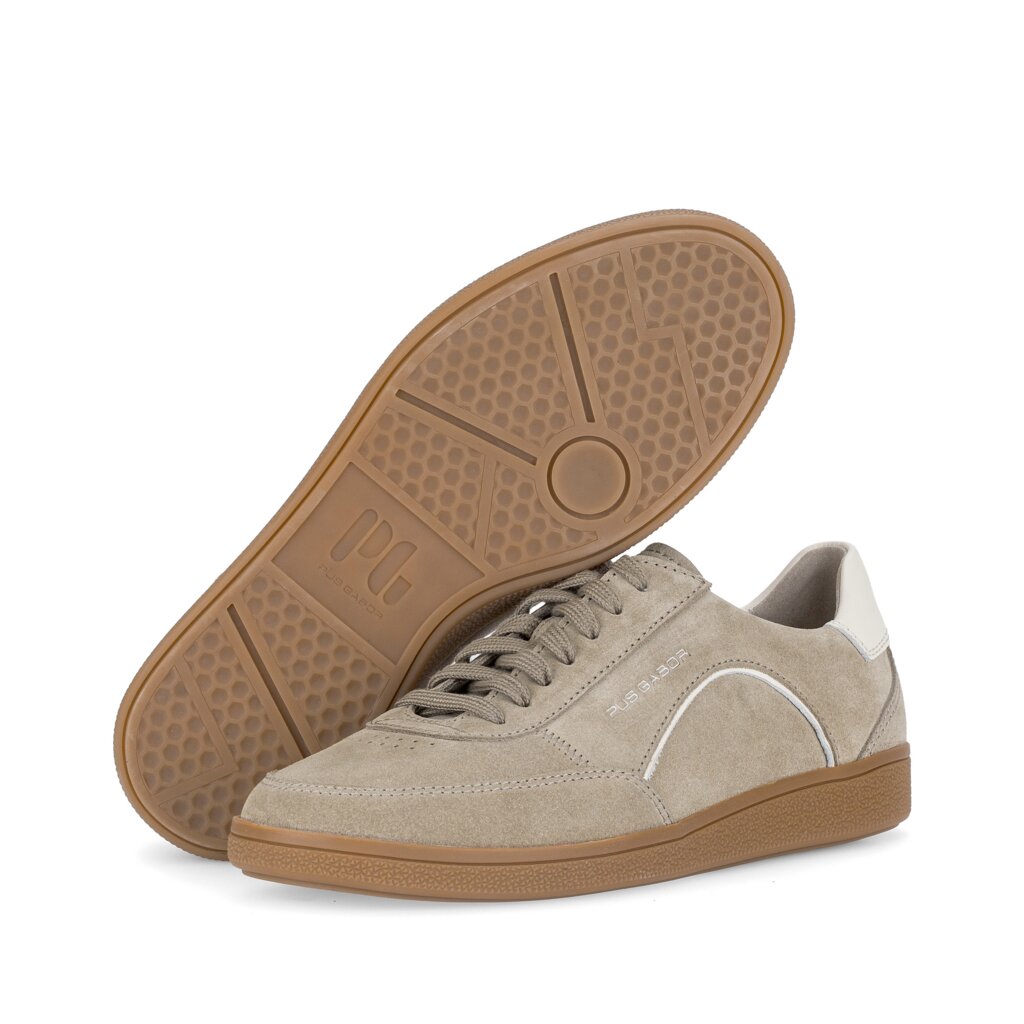 Lage sneaker beige