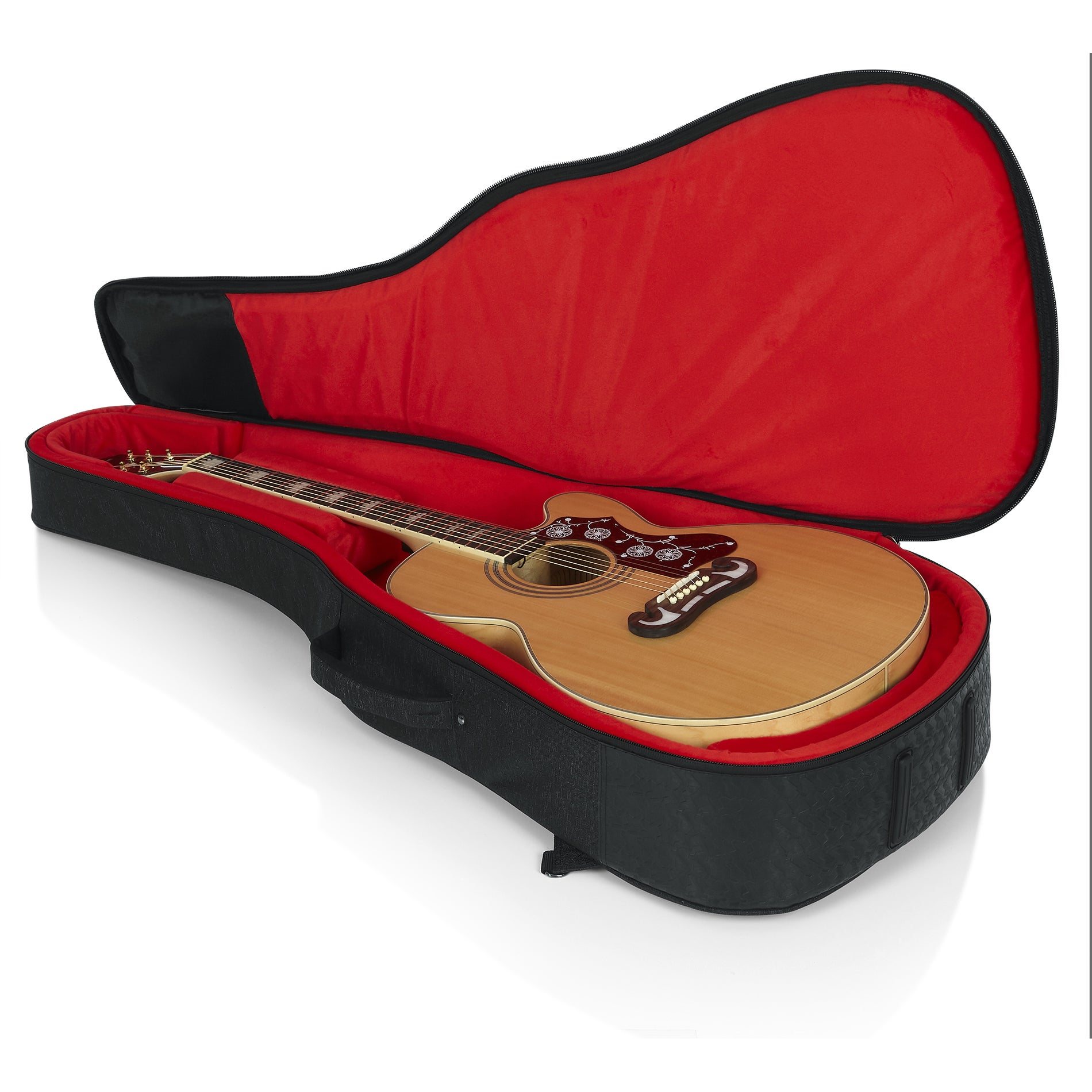 Gator Cases GT-JUMBO-BLK Black Transit Bag For Jumbo Acoustics gitaren
