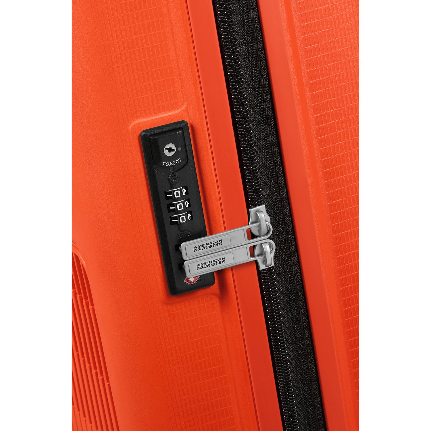 American Tourister Aerostep Spinner 55 Exp bright orange