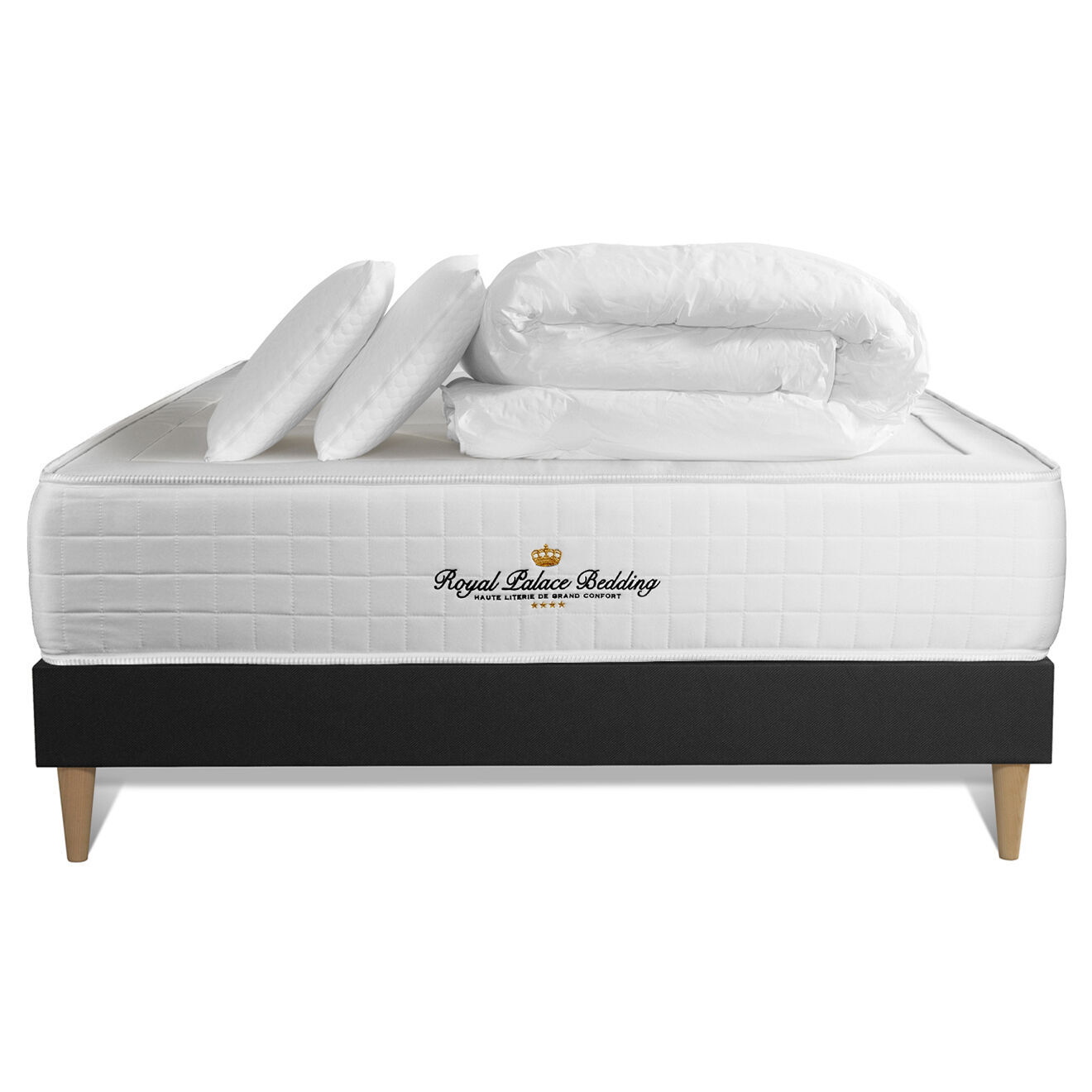 Royal Palace Bedding Pack dodo 5 pièces Buckingham noir - 140x190 cm