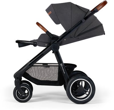 Kinderkraft EVERYDAY 2-i-1 Duovogn, Dark Grey/Black