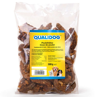 QUALIDOG Poulethälse 500g