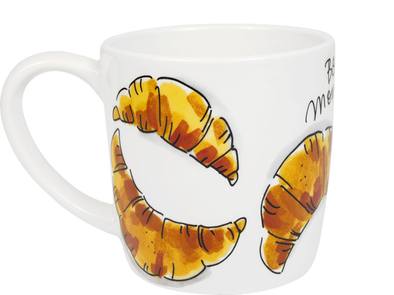 Cappuccinobeker 0.5L Valentijn Croissants