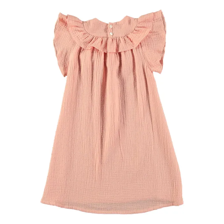 Risu Risu Robe de Nuit Mar Plumetis | Rose pêche