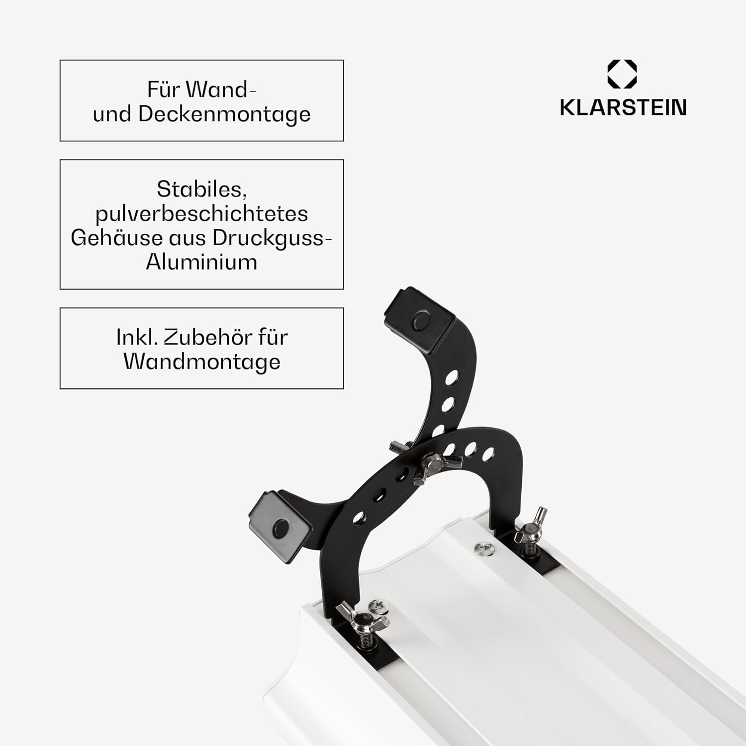 blumfeldt Heizstrahler, Elektrische Heizung für Terrasse, Infrarotstrahler mit Fernbedienung, Timer, LED-Anzeige, IP44 Infrarot Heizstrahler Innenraum, CO2-Freie, Energieeffiziente Heizung, 2400W