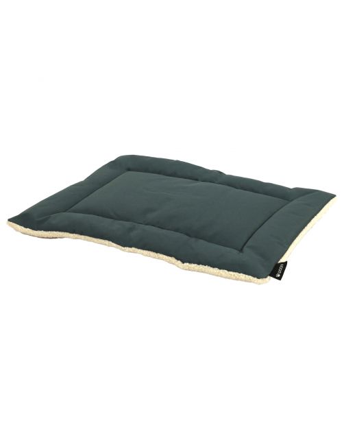 Wooff Bench Mat Teddy Agavegroen - Hondenbenchkussen