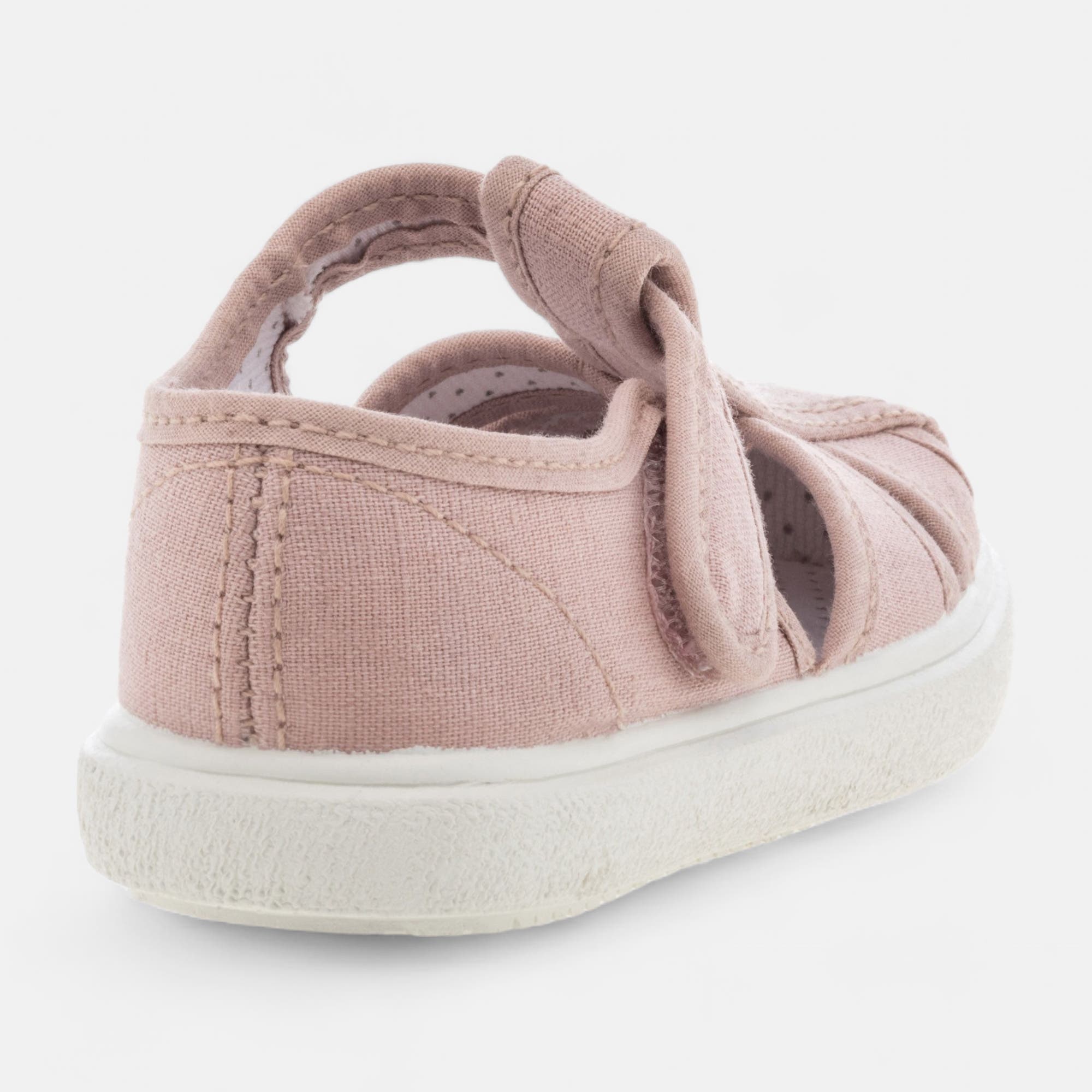 Baskets en toile Bébé fille rose
