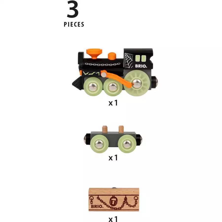 Brio Geisterzug Glow in the Dark bunt