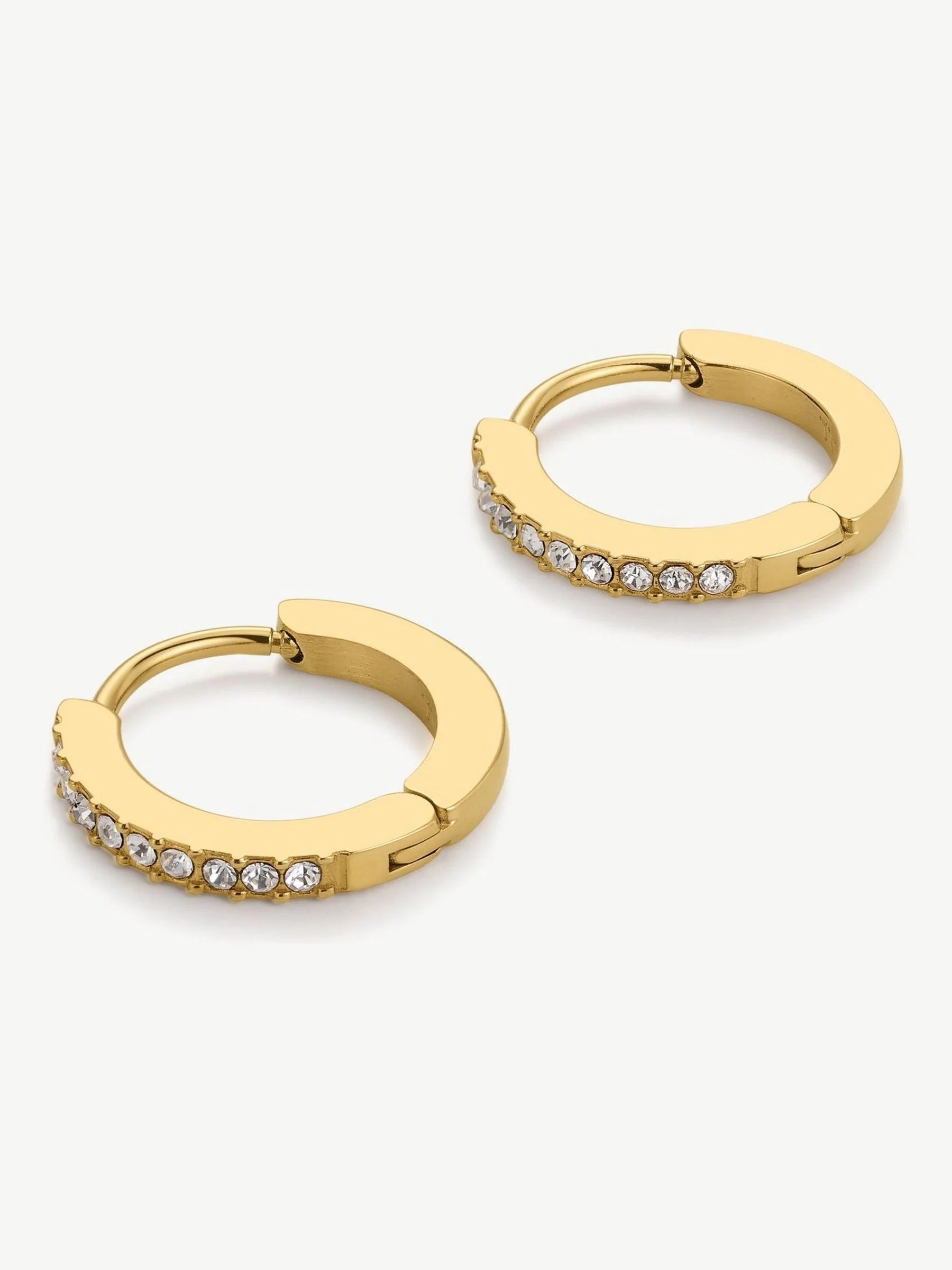 D.Louise Waterproof Tennis Huggie Earrings